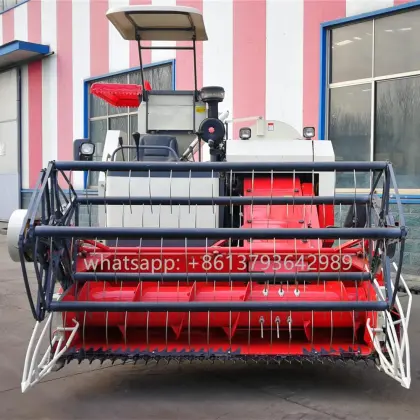Affordable 102KW Rice Harvest Machine with Combine Wheat and ROPS