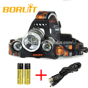 Boruit Super Bright Rechargeable Cree Camping LED Headlamp