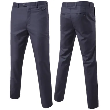 High Quality Cotton Blend Chino Pants for Men - Formal Casual Golf Pant
