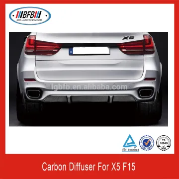 REAR BUMPER SPOILER CARBON FIBER DIFFUSER FOR BMW X5 F15 2015