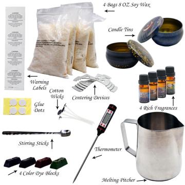 Wholesale Professional DIY Soy Candle Making Kit Supplies