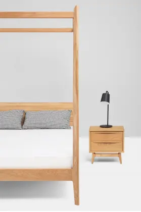 Wooden bedroom furniture Canopy Bed