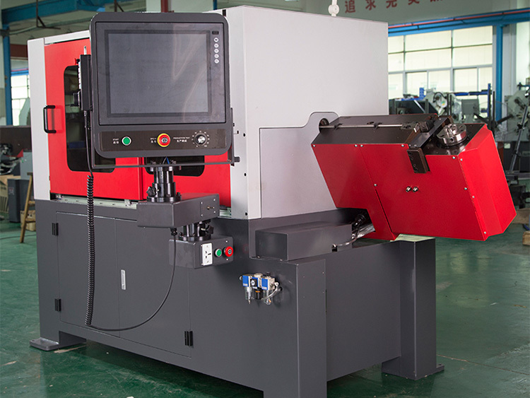 Compact 3 Axis Single Head 3D CNC Wire Bending Machine