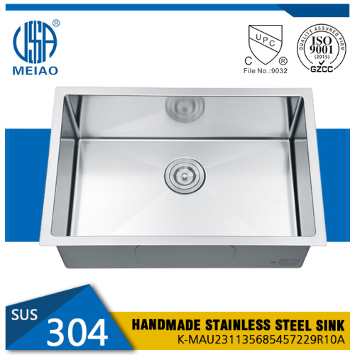 27 Inch Kitchen Sink Undermount 304 Stainless Steel Kitchen Sink Rectangular Sink Supplier