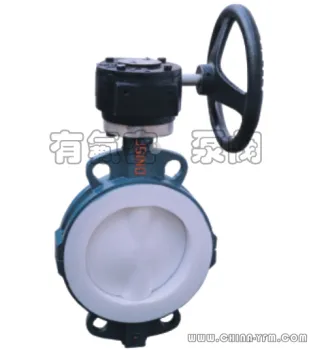 Dupont Lined Butterfly Valve for Chemical Wafer Type