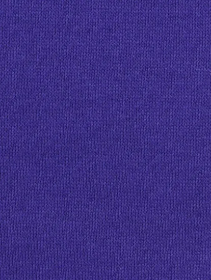 Knitted Cotton Polyester french terry plain dyed fabric