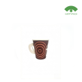 Uso de bebidas Taza de papel con mango de té y café de 8 oz