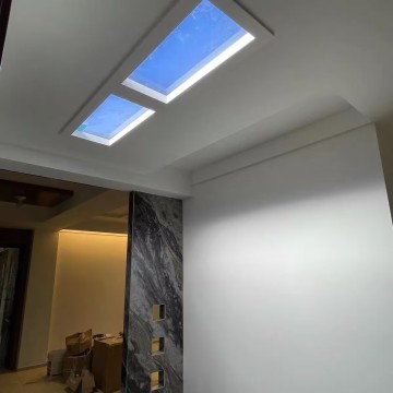 Modern Tuya APP Smart LED Ceiling Light - Blue Sky Panel Aluminum Body