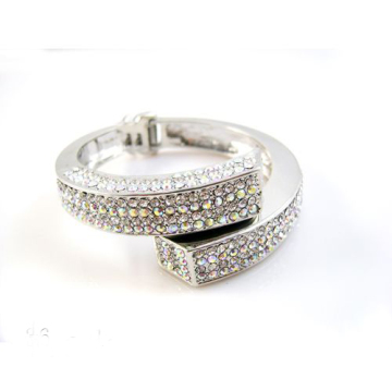 rhinestone & alloy bracelet