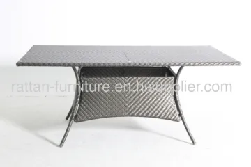 Outdoor Pe Wicker Kd Dining Tables 