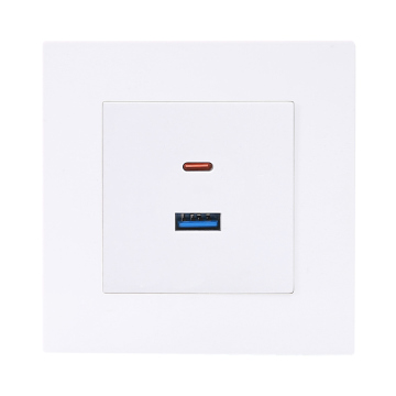 CCC Custom Terjangkau CCC Certified 18W/20W PD Cepat Pengecasan Jenis C USB Socket Wall With USB Port