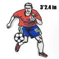 Παίκτης Soccer Embroidered Patches Applique Cool Patches
