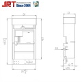 Penderia Julat Laser 60m dengan Output TTL