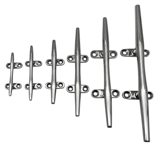 Wholesale High-Quality AISI 316 Stainless Steel Mirror Polished Marine Boat Hollow Base Cleat