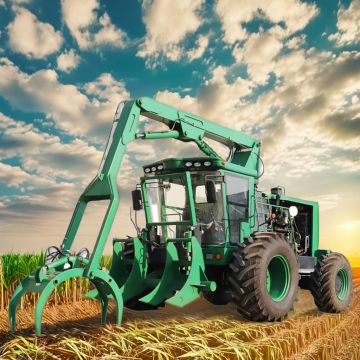 Chinese TL9800 Hydraulic Sugarcane Machine: Comfortable Cabin and Efficient Components