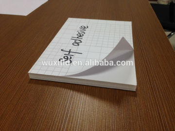 one side paper other sides self-adhesive foam board.self-sticker foam board