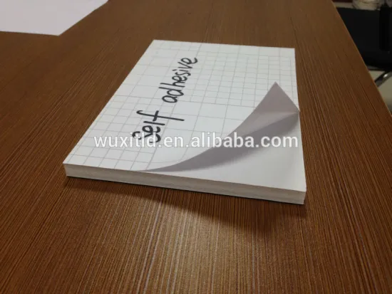 Self adhesive white Black Sticker PS Paper Foam Board