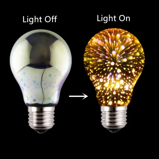 New design A60 Led Lamp 3D firework bulb E27 E26
