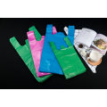 HDPE Poly Color T-Shirt Bag with Handle