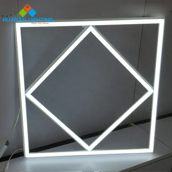 Slim Embedded Square LED Panel Light with Lattice Frame
