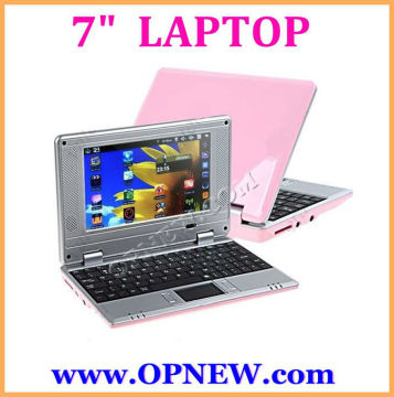 NEW Dual Core 7" Android 4.4 WM8880 1.2GHz Netbook Cheap Laptop Computer Notebook Camera OPNEW 6 Colors in STOCK now