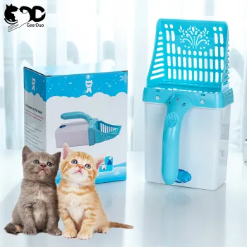 New Arrival: Durable Non-Stick Cat Litter Scoop with Waste Container