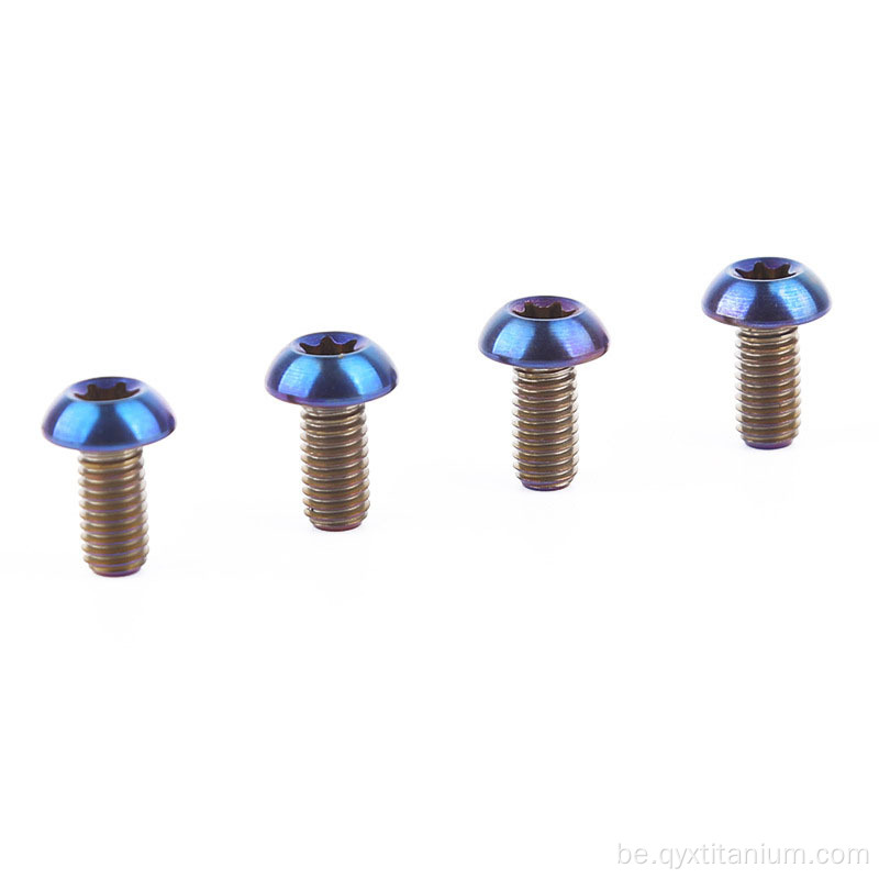 M5x10 Gr5 Ti-6Al-4V тытанавы шасцігранны разетка галавы балты