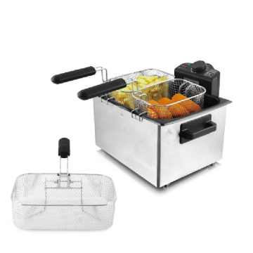 SOKANY Deep Fryer Electric Frying Machine for Chicken and Kitchen Cookware, 5L