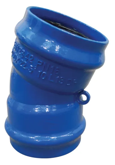 MoPVC double socket bend with flange branch tee