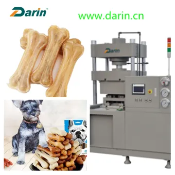 Pet Food Maker Pressed Rawhide Bones making machine