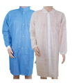 Disposable lab coat With Shirt Collar