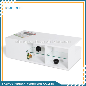 Modern Simple Style High Gloss Wooden Coffee Table