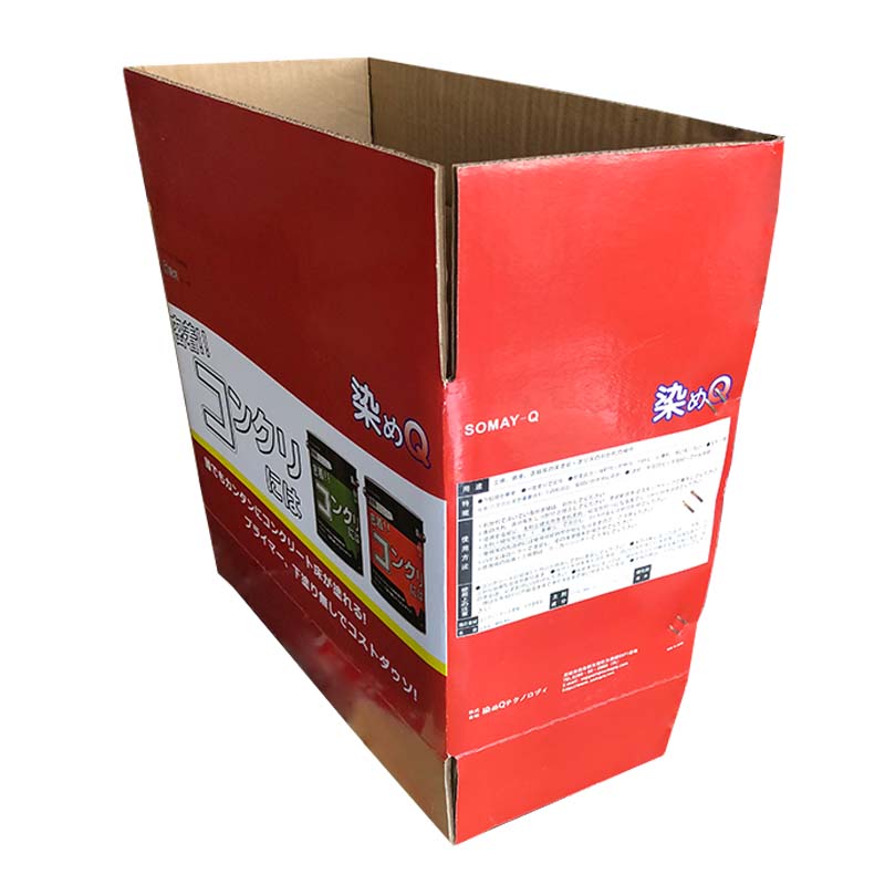 The paint-reinforced color carton