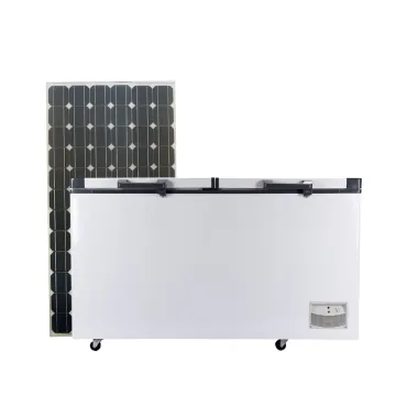 698L Factory Direct Solar Power Double Door Chest Freezer - DC Solar Freezer
