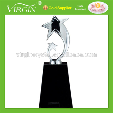 Wholesale Folk Art Style and zinc alloy metal Type crystal star award trophy