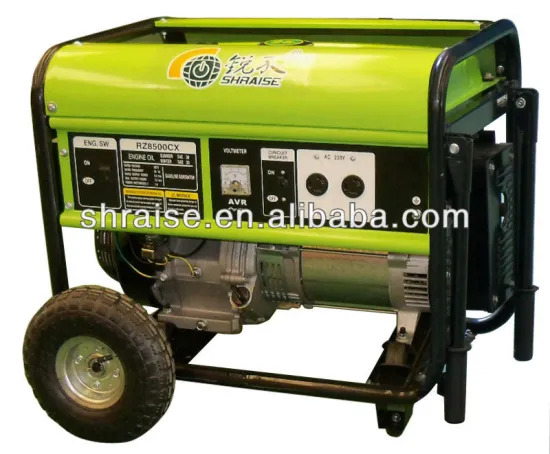 Electric starter and silent or soundproof gasoline generator set