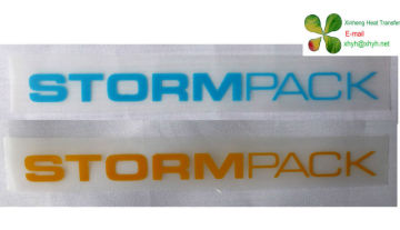 heat seal sticker /heat press sticker, logo heat transfer