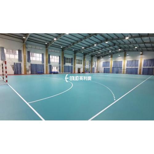 Lantai sukan futsal 4.5mm perarakan Vinyl &amp; pvc