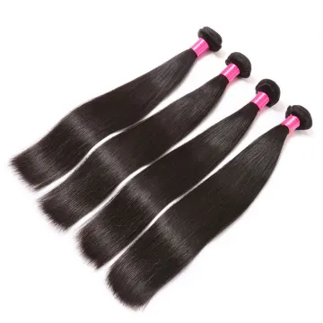 China Hair Vendors Raw Virgin Mink Brazilian 100% Human Straight Hair Bundles, Woman Weave Human Straight Hair Bundles