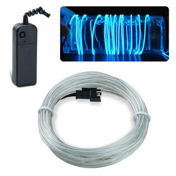 3 Meter Multi Color Electroluminescent EL Wire Kit for Festival Decorations and Clothing