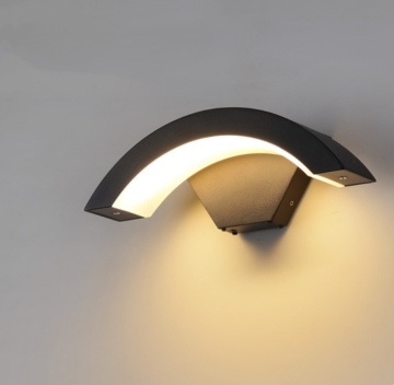 Modern LED Wall Light with Up and Down Illumination for Indoor and Outdoor