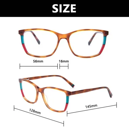 2025 Radium Peng Retro Sunglasses with Myopia Optical Glasses - High Quality Blue and Red Frame for Men and Women