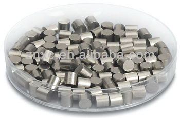 High purity Tungsten pellets 99.95% Pure W pellets 99.95%