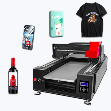 A2 UV Flatbed Printer For Plastic /Glass Mobile Cell Phone Back Cover Case printing machine