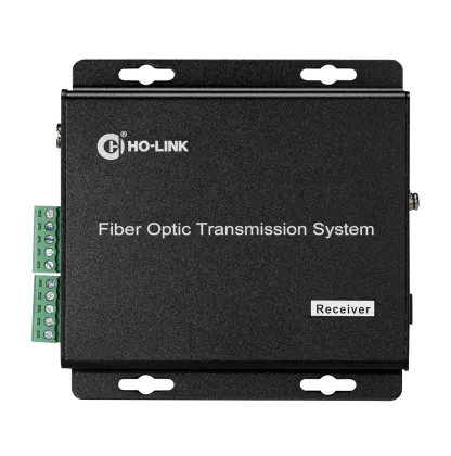 8CH Phoenix Terminal Audio to Fiber Converter