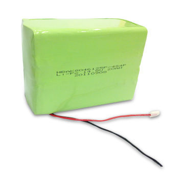 Li-polymer Battery Pack for DC Motors, with 14.8V Voltage and 20Ah Current