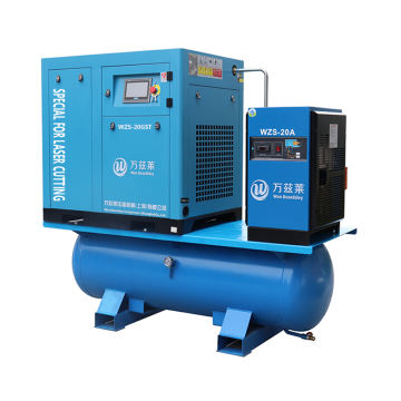 15KW 16Bar High-Pressure Integrated Screw Air Compressor for Laser Cutting Industry