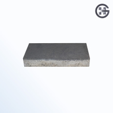 Laje de pavimentação cinza escuro texturizada para calçadas