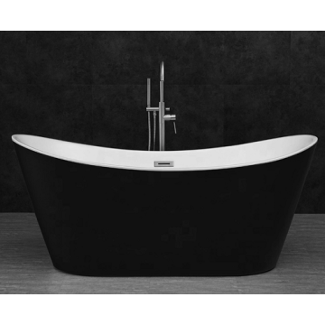 Freestanding Acrylic Bathtubs Black