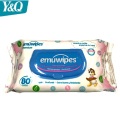 Lingettes humides bio jetables pour bébé antibactériennes de marque privée